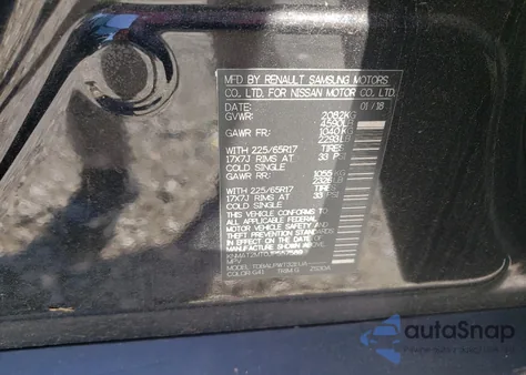 2018 Nissan Rogue S из США, поврежденный, VIN KNMAT2MT0JP557589